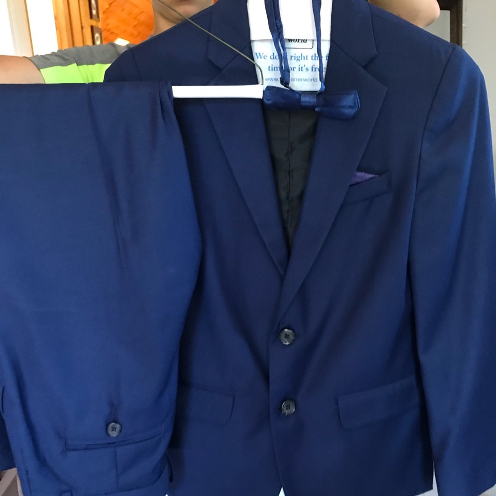 Kids Blue Van Heusen Suit
